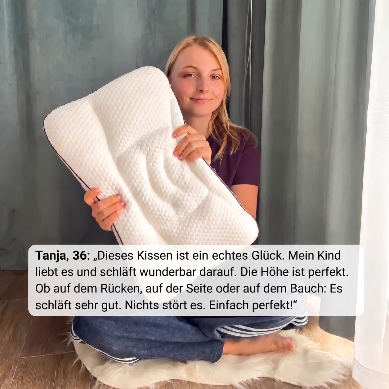 Tanja, 36: Bewertung zum Nomaroo Kinderkissen