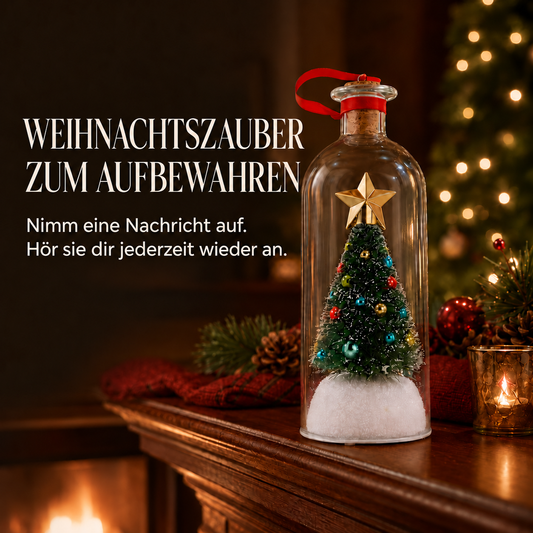 Weihnachtsbaum mit Sprachnachricht