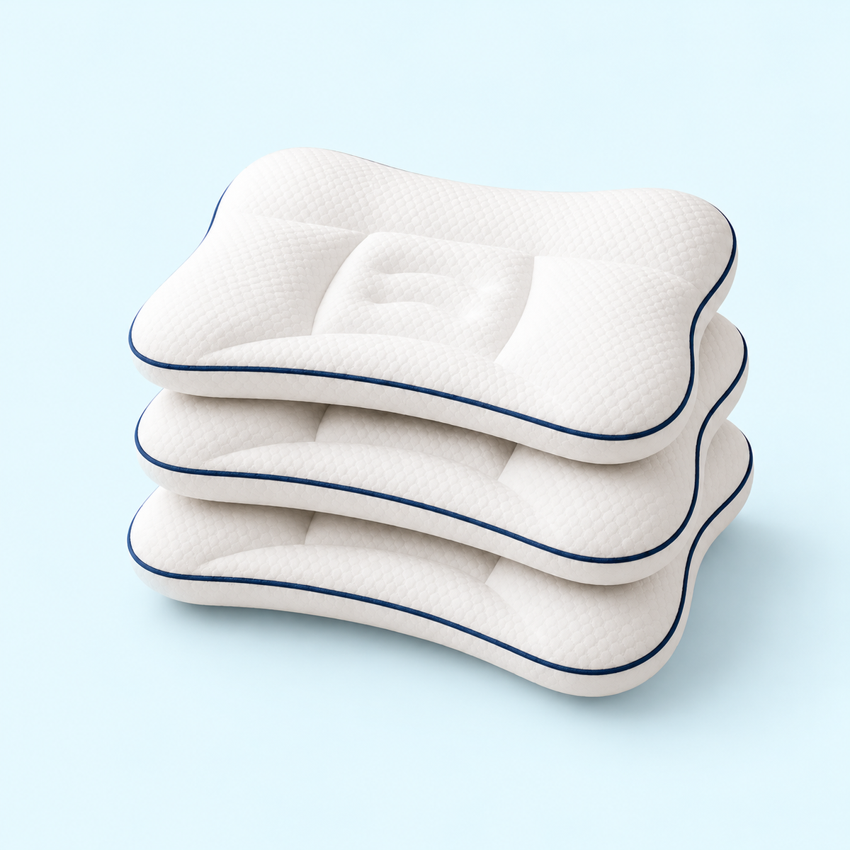 3er-Pack ergonomische Kinderkissen von Nomaroo
