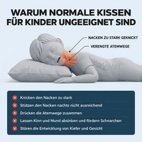 Nomaroo Kinderkissen für eine gesunde Schlafhaltung