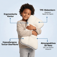 Nomaroo Kinderkissen für eine gesunde Schlafhaltung
